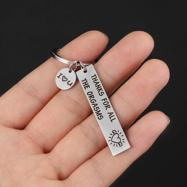 Thanks For All The Orgasms Keychain - Image 2