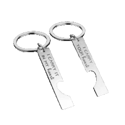 I Carry Your Heart Keychain