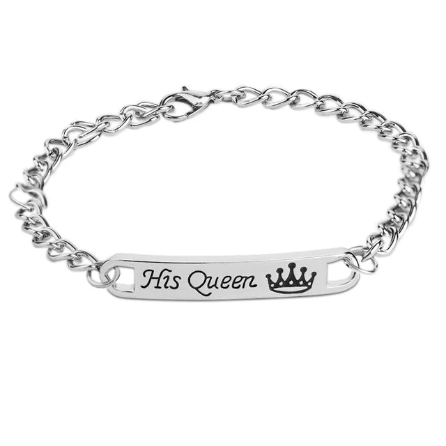 Couple Distance Bracelets King And Queen - Image 2