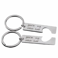 Half My Heart Keychain