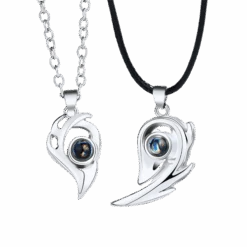 100 Languages Couple Necklace