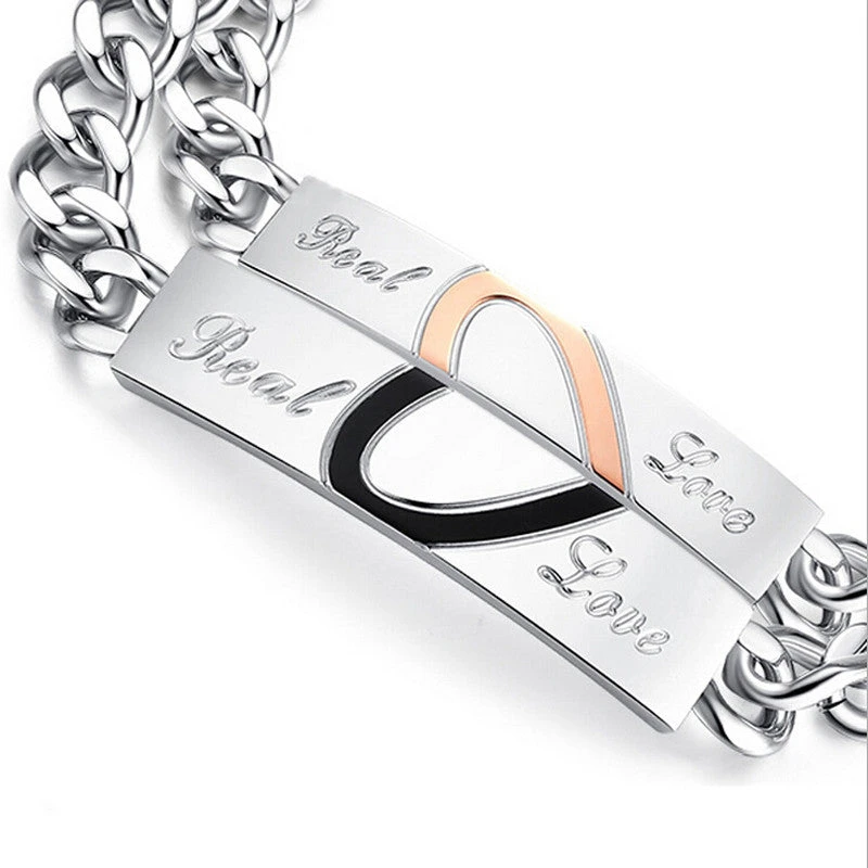 Stainless Steel Couple Bracelets - Image 2