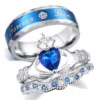 Blue Wedding Rings