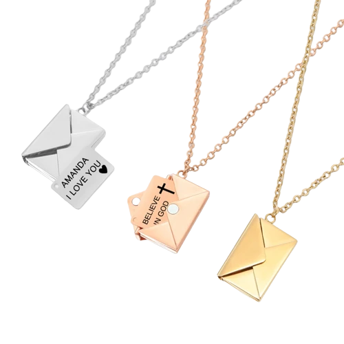 Love Letter Necklace Envelope