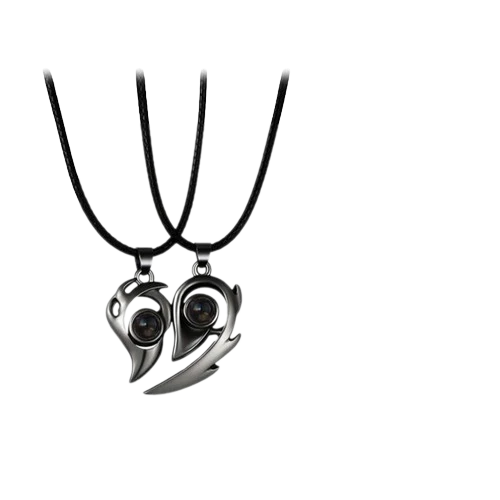 100 Languages Couple Necklace - Image 9