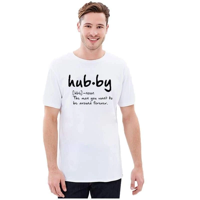 Funny Hubby Wifey Couple Shirt - Image 6
