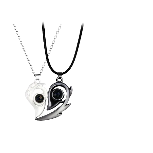 100 Languages Couple Necklace - Image 8