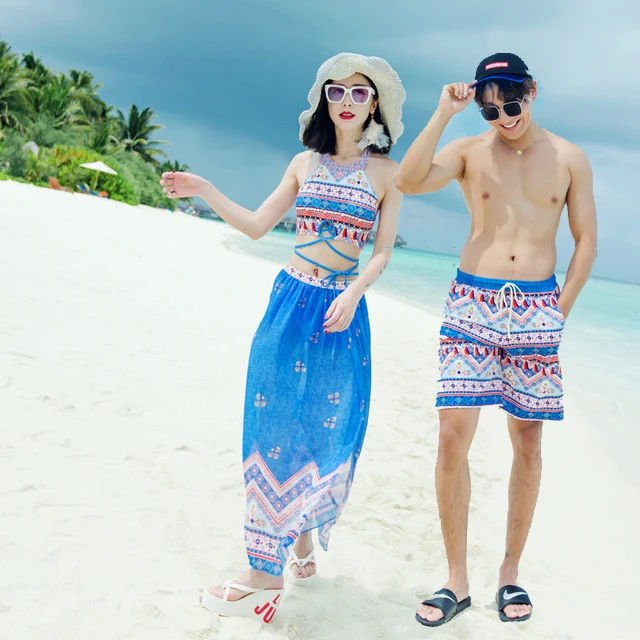 Floral Couple Beachwear - Image 6