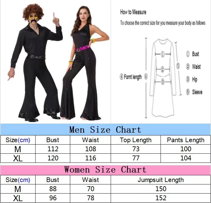 70s Disco Halloween Costume For Couples - Image 9