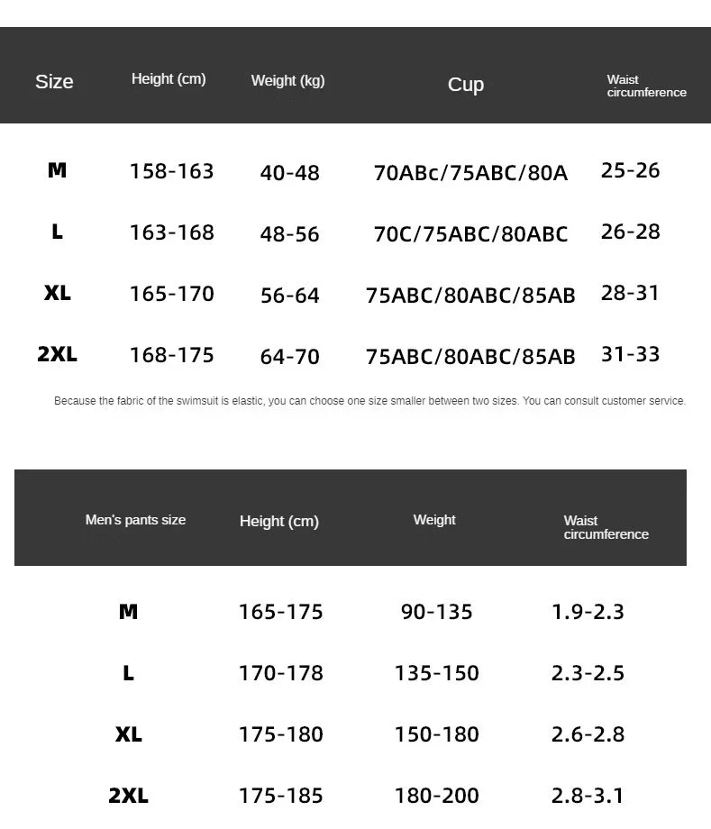 Leaf Couples Matching Swimwear - Image 9