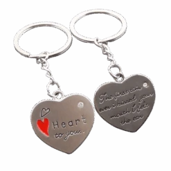 Heart To You Couple Keychain