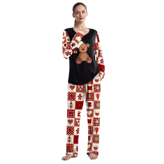 Bear Christmas Pajamas For Couples - Image 2