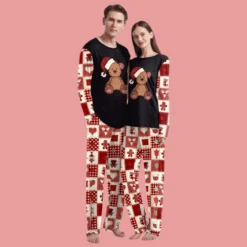 Bear Christmas Pajamas For Couples