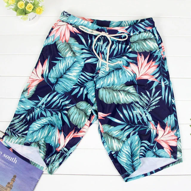 Blue Couples Matching Swimwear - Image 5