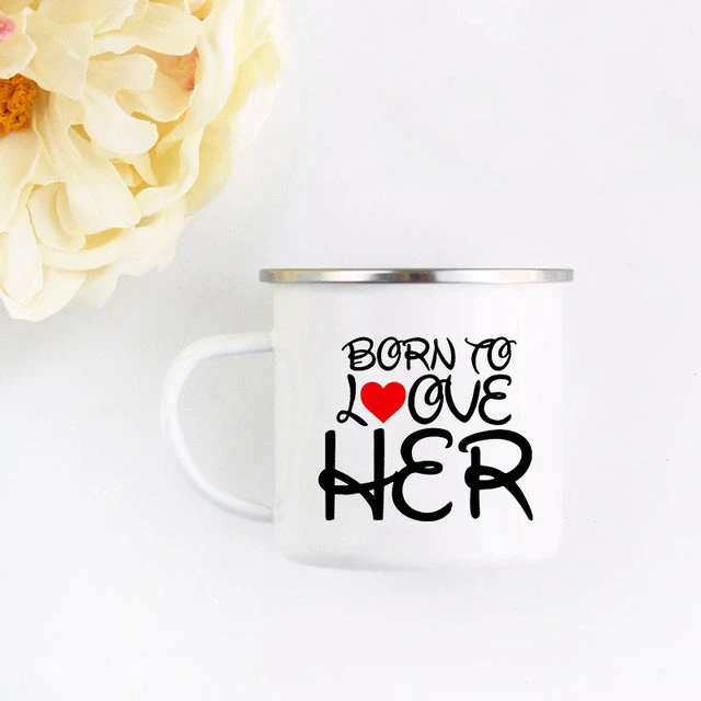 Born To Love Couple Mug - Image 2