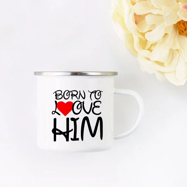 Born To Love Couple Mug - Image 3