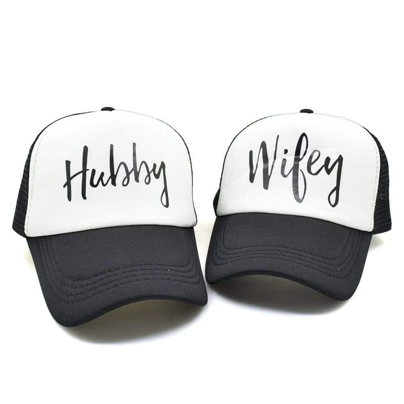 Wifey And Hubby Couple Cap