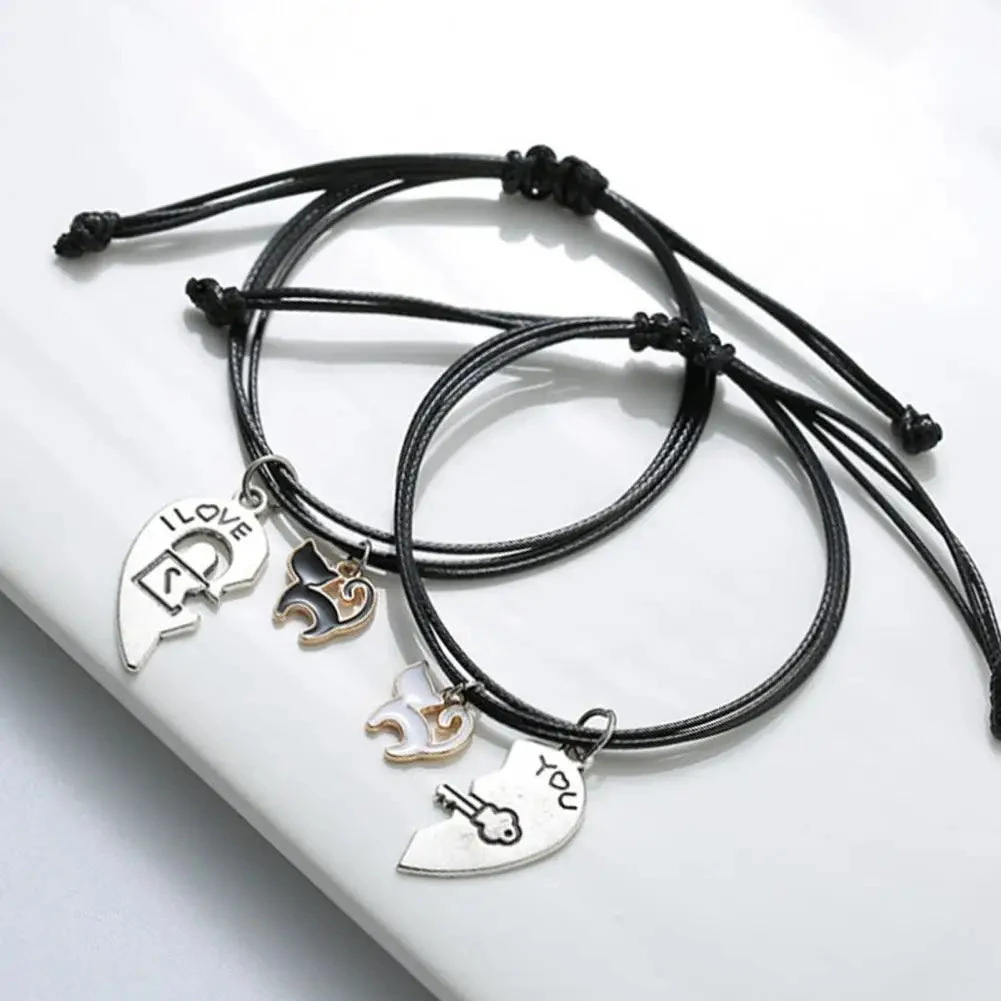 Cat Couple Bracelet