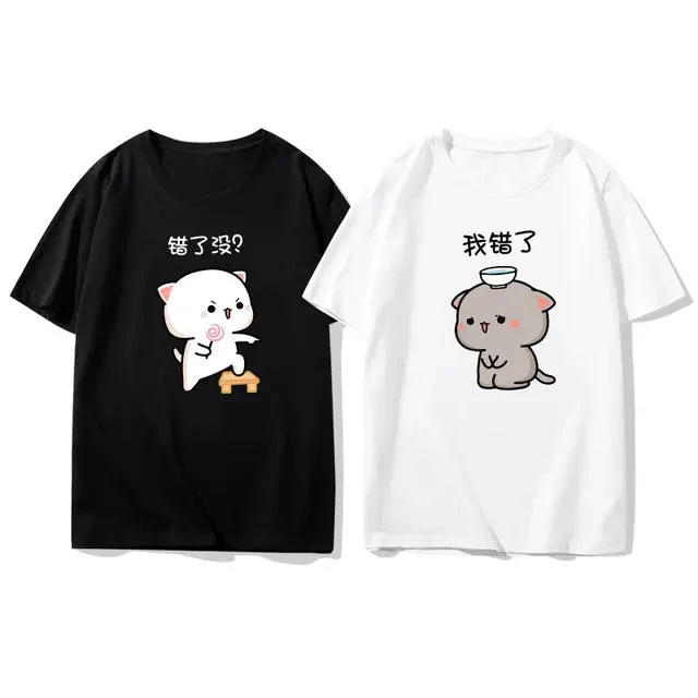 Cat Funny Couple T Shirts - Image 5