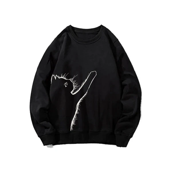 Cat Matching Couple Sweatshirts - Image 2