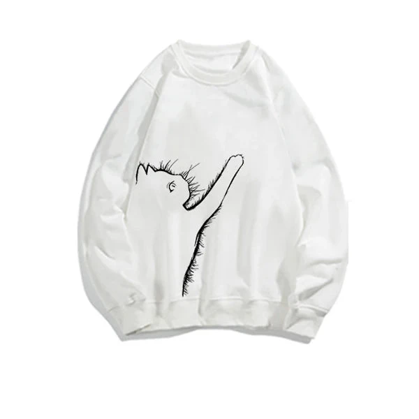 Cat Matching Couple Sweatshirts - Image 4