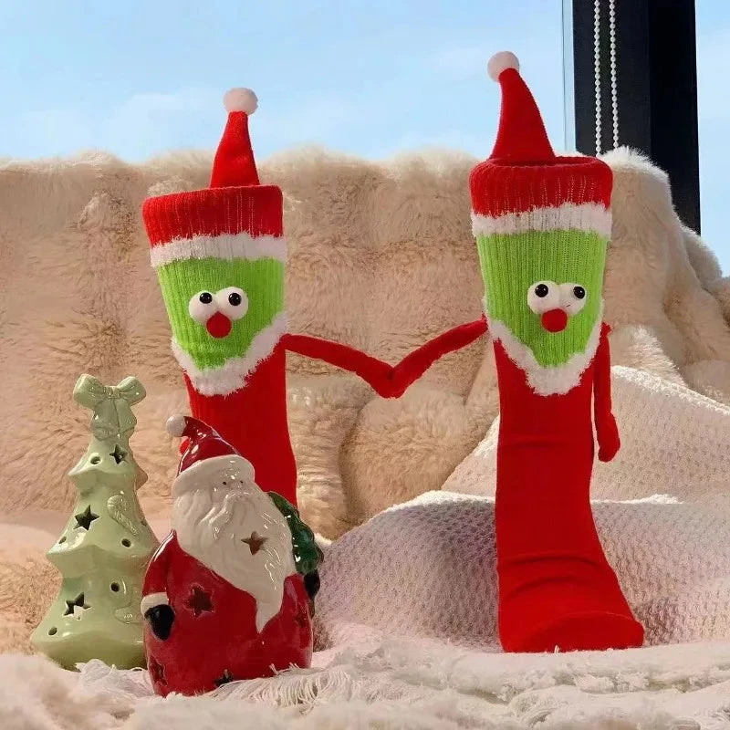 Christmas Socks With Magnetic Hands - Image 2