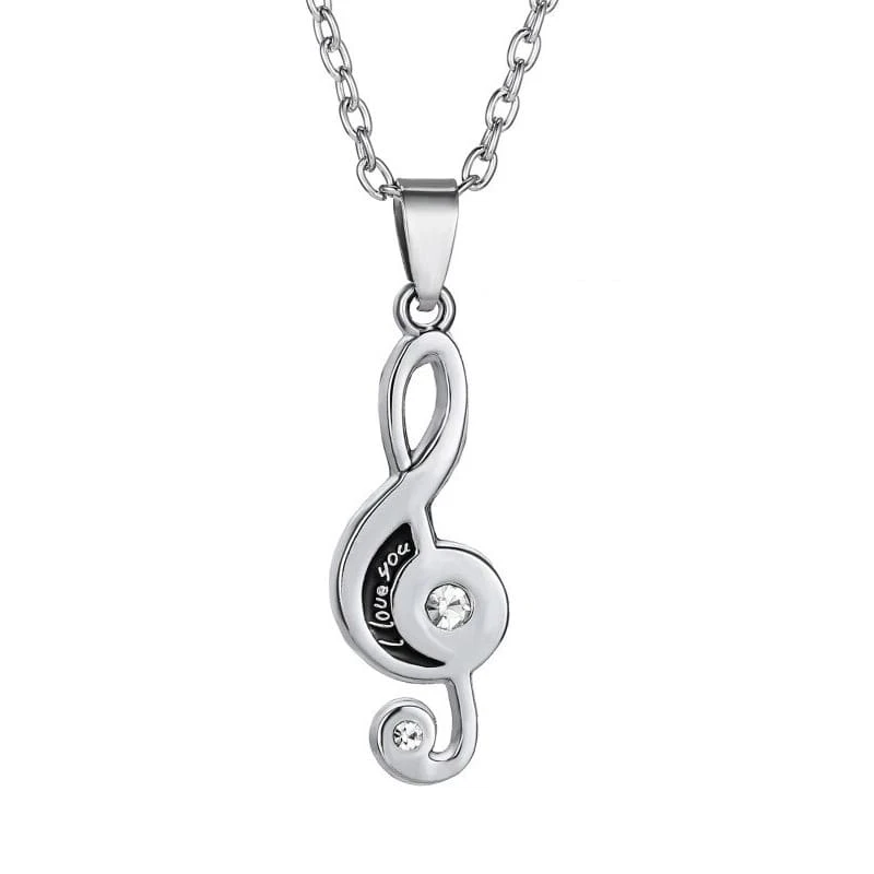 Music Couple Necklace - Image 2