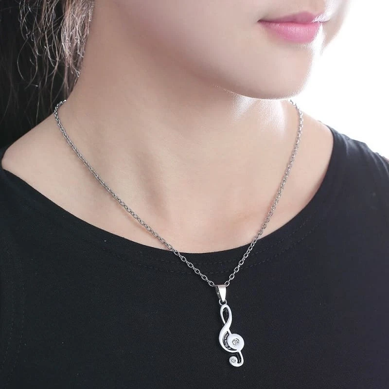 Music Couple Necklace - Image 4