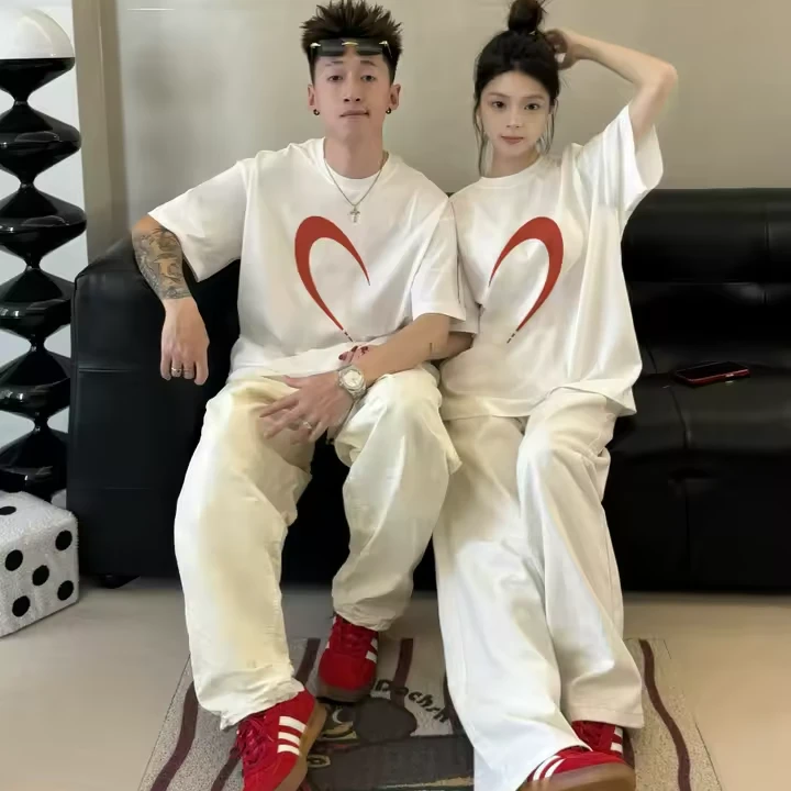 Couples Half Heart T Shirts