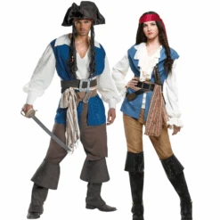 Couples Halloween Pirate Costumes