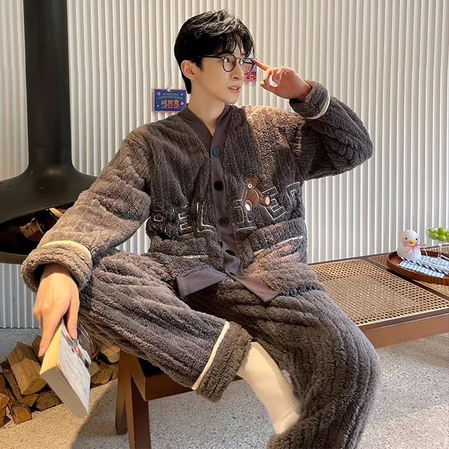 Couples Matching Flannel Pajamas - Image 7