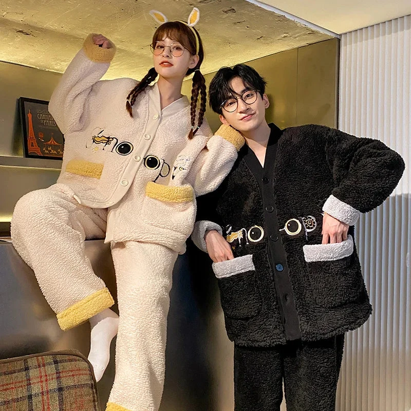 Couples Matching Flannel Pajamas - Image 3