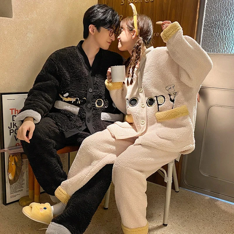 Couples Matching Flannel Pajamas - Image 2