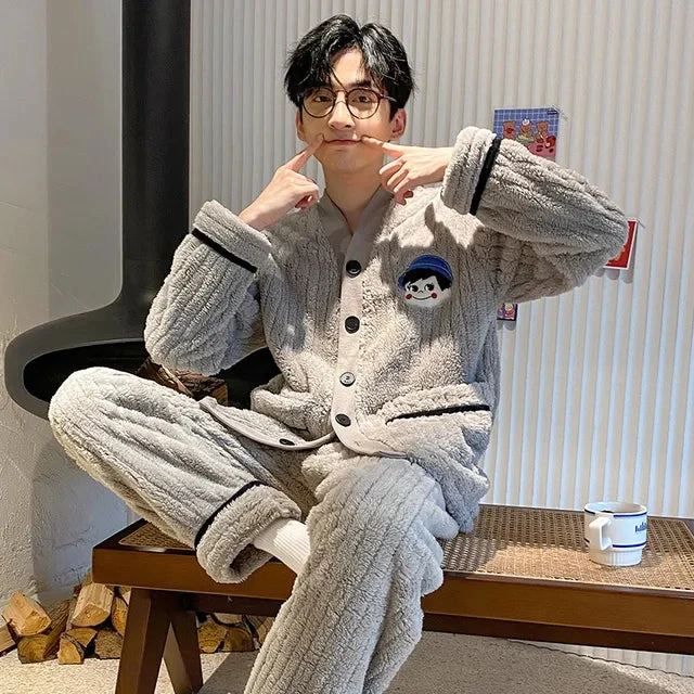 Couples Matching Flannel Pajamas - Image 13