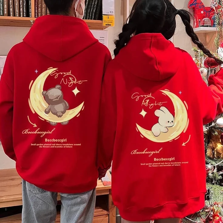 Cute His And Hers Hoodies - Image 2