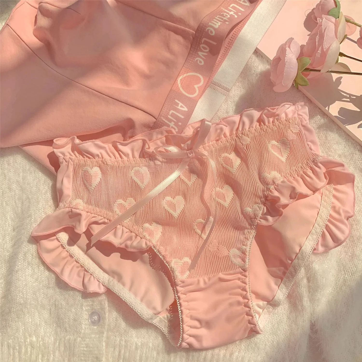 Cute Pink Couple Underwear - Image 2