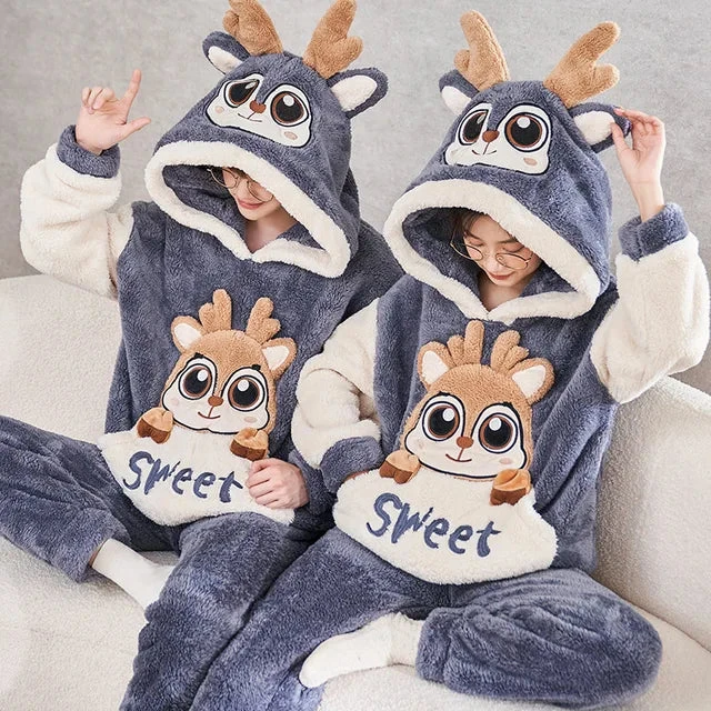 Deer Onesie For Couples