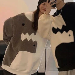 Dino Matching Sweatshirt For Couples