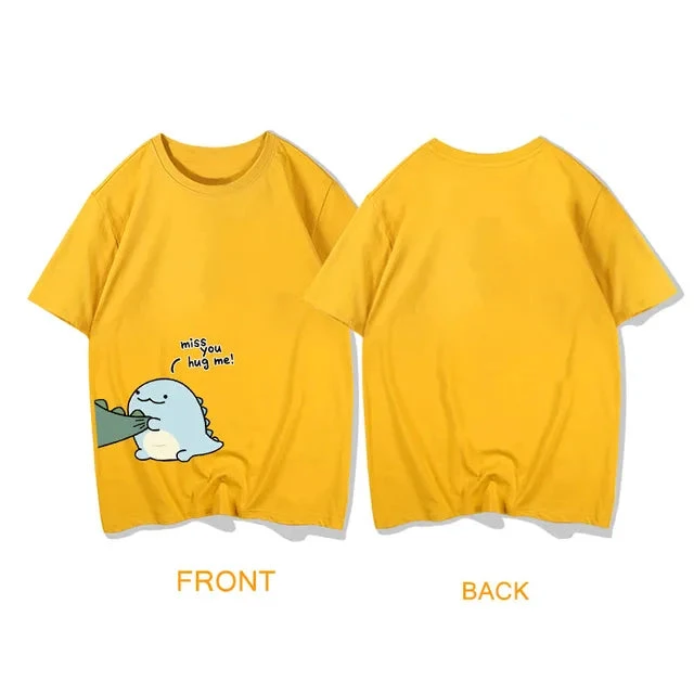 Dinosaur Funny Couple Shirts - Image 10