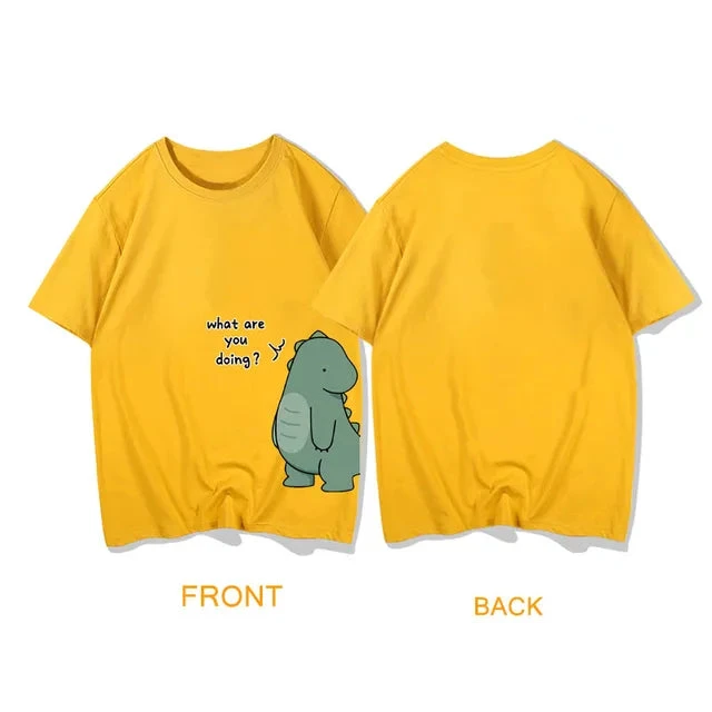 Dinosaur Funny Couple Shirts - Image 8