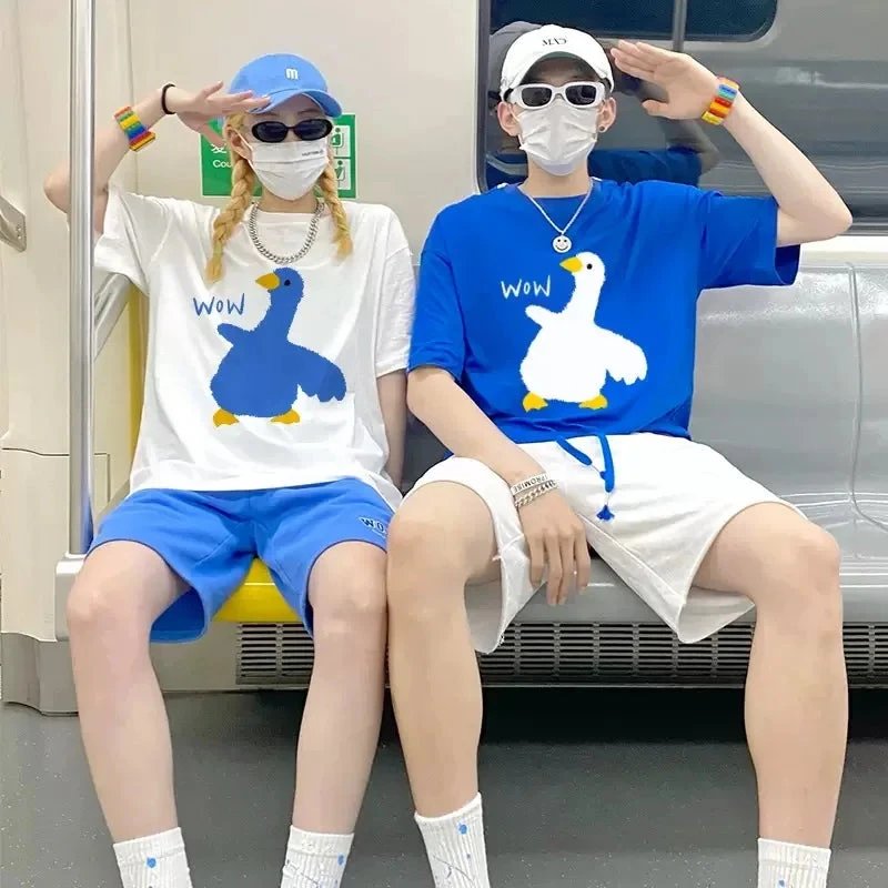 Duck Funny Couple Shirts - Image 2