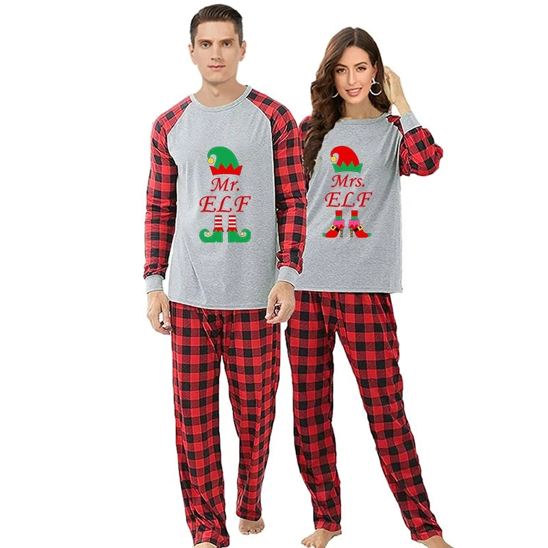 Elf Christmas Couple Pajamas - Image 2