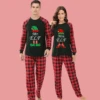 Elf Christmas Couple Pajamas