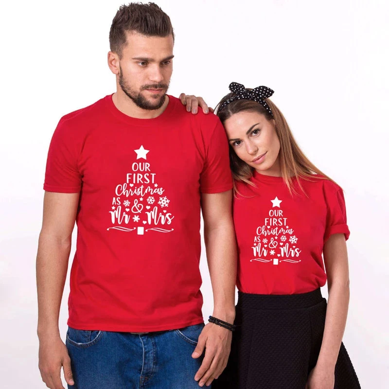 First Christmas As Mr And Mrs Shirt