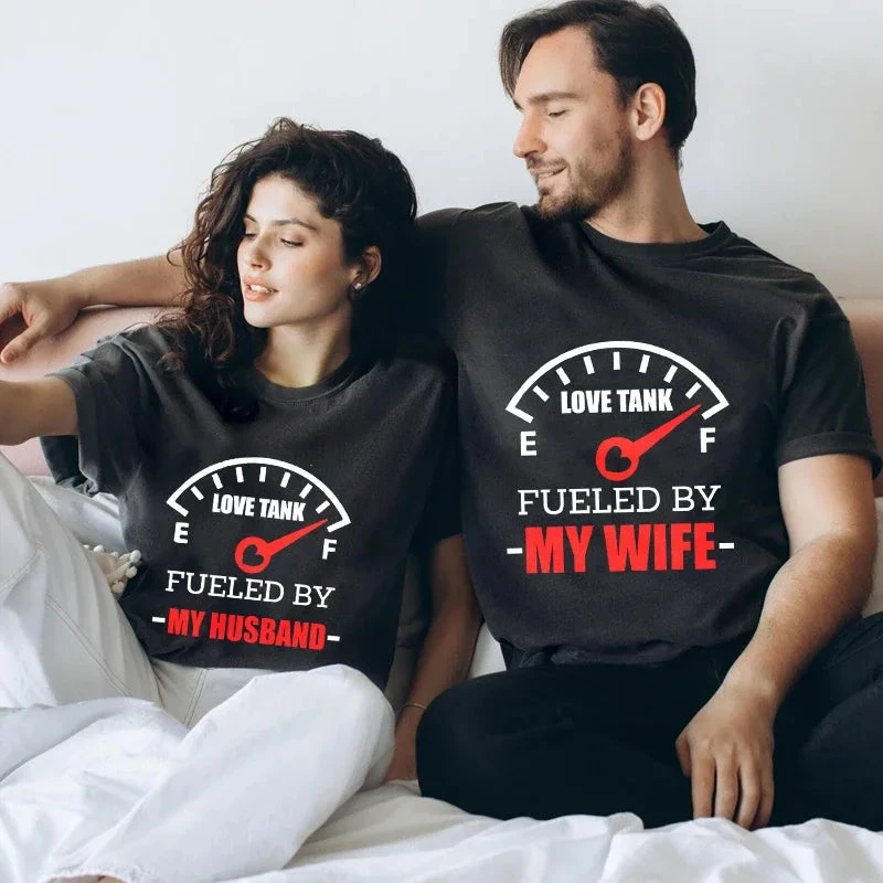 Fueled By My Husband Funny Shirts - Image 2