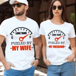 Fueled By My Husband Funny Shirts
