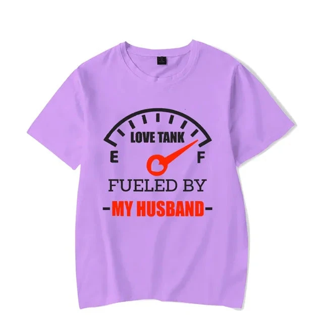 Fueled By My Husband Funny Shirts - Image 16
