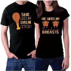 Funny Thanksgiving Shirts For Couples
