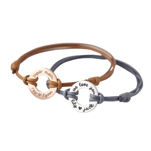 Engraved Bracelets For Couples