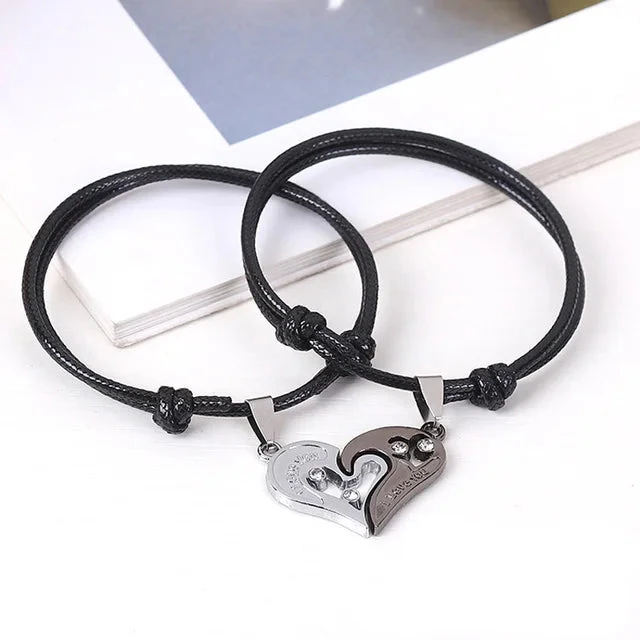 Half Heart Bracelets For Couples